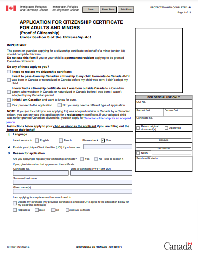 Canada Passport Forms – Fast Form Filler